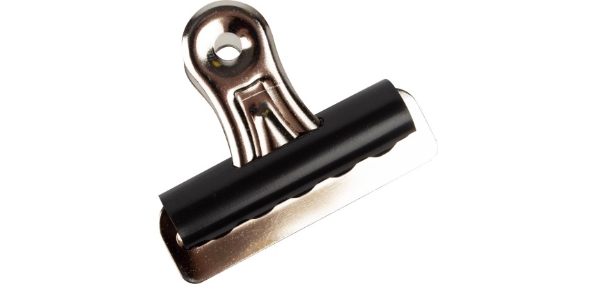 Q-CONNECT bulldog clip, black, 51 mm, box of 10 pieces