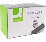 Q-CONNECT bulldog clip, black, 70 mm, box of 10 pieces