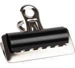 Q-CONNECT bulldog clip, black, 70 mm, box of 10 pieces