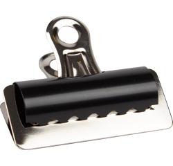 Q-CONNECT clip bulldog, noir, 70 mm, boîte de 10 pièces