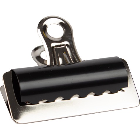 Q-CONNECT clip bulldog, noir, 70 mm, boîte de 10 pièces