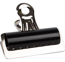 Q-CONNECT bulldogclip, zwart, 75 mm, doos van 10 stuks