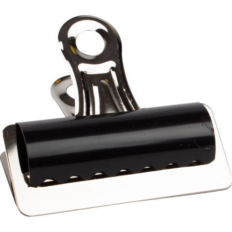 Q-CONNECT clip bulldog, noir, 75 mm, boîte de 10 pièces