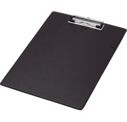 Q-CONNECT klemplaat, PP, ft A4, zwart