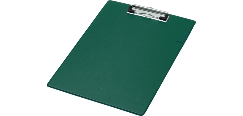 Q-CONNECT Clipboard, PP, A4 size, green