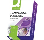 Q-CONNECT laminating pouches 2x 125 microns 54x86mm 100 pieces