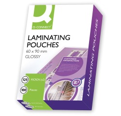Q-CONNECT pochettes de plastification 2x 125 microns 60x90mm 100 pièces
