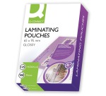 Q-CONNECT pochettes de plastification 2x 125 microns 65x95mm 100 pièces