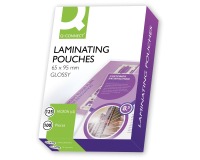 Q-CONNECT lamineeretui 2x 125 micron 65x95mm 100 stuks