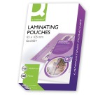Q-CONNECT pochettes de plastification 2x 125 microns 65x105mm 100 pièces