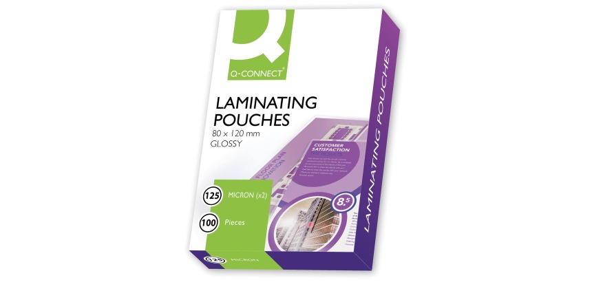 Q-CONNECT pochettes de plastification 2x 125 microns A7 100 pièces