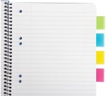 Q-CONNECT Quick Tabs, ft 25 x 45 mm, 4 x 40 onglets, couleurs assorties
