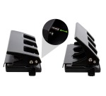 Q-CONNECT hole punch, 4 holes, up to 25 sheets, black