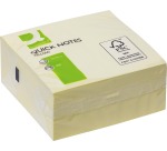 Q-CONNECT Quick Notes, ft 76 x 76 mm, 400 feuilles, jaune