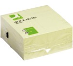 Q-CONNECT Quick Notes, ft 76 x 76 mm, 400 feuilles, jaune