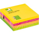 Q-CONNECT Quick Notes, ft 76 x 76 mm, 320 feuilles, couleurs assorties néon