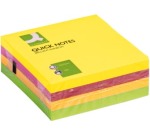 Q-CONNECT Quick Notes, ft 76 x 76 mm, 320 feuilles, couleurs assorties néon