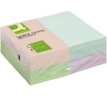 Q-CONNECT Quick Notes, ft 76 x 127 mm, 100 feuilles, paquet de 12 blocs en couleurs pastels