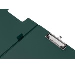 Q-CONNECT plaque à pince, PP, ft A4, double, vert