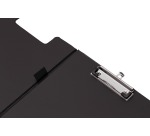 Q-CONNECT klemplaat, PP, ft A4, dubbel, zwart