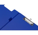 Q-CONNECT plaque à pince, PP, ft A4, double, bleu