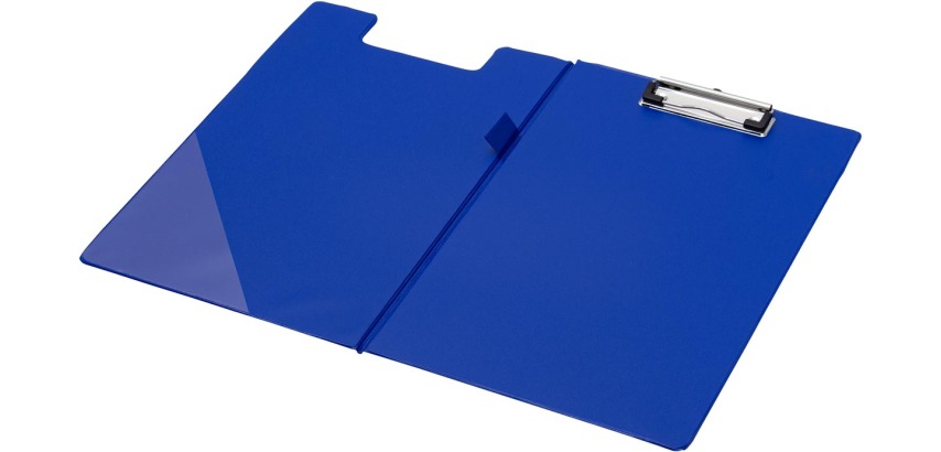 Q-CONNECT Klemmbrett, PP, A4, doppelt, blau