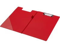 Q-CONNECT plaque à pince, PP, ft A4, double, rouge