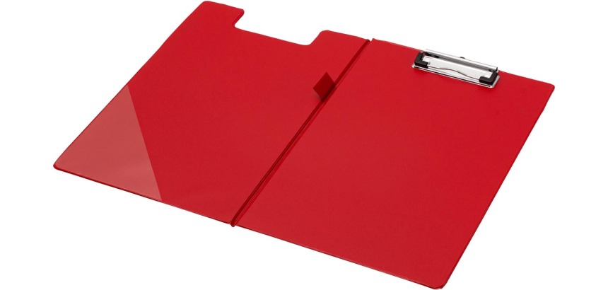Q-CONNECT clipboard, PP, A4 size, double, red