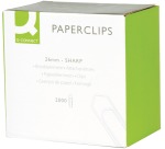 Q-CONNECT all-purpose clips, 26 mm, box of 2000 pieces