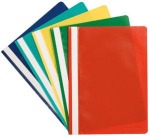 Q-CONNECT snelhechtmap, A4, geassorteerde kleuren, A4, pak van 5 stuks