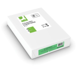 Q-CONNECT gekleurd kopieerpapier, A4, 80g, pak van 500 vel, felgroen