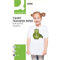 DE_Papel q-connect transferencia para tela kf01430 din a4 -bolsa de 10 hojas