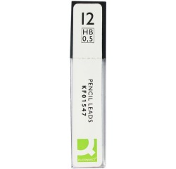 Q-CONNECT leads, 0.5 mm, HB, pack of 12 pieces