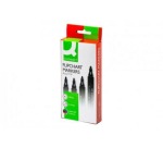 Q-CONNECT flipchartmarker, 2-3 mm, ronde punt, met clip, geassorteerde kleuren