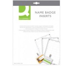 Q-CONNECT badge avec pince crocodile 75 x 40 mm, boîte de 25 pièces