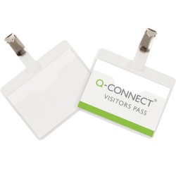 EN_Identificador con pinza q-connect kf01560 60x90 mm con apertura superior