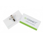 Q-CONNECT badge met combiklem 90 x 54 mm, doos van 50 stuks