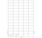 Q-CONNECT étiquettes, blanc, coins arrondis, 38,1 x 21,2 mm, 100 feuilles, 65 étiquettes par feuille