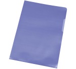 Q-CONNECT L-map, blauw, 120 micron, pak van 10 stuks