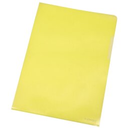 DE_Carpeta dossier uñero plastico q-connect din a4 120 micras amarilla -bolsa de 10 unidades