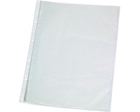 Q-CONNECT pochette perforée A4 perforation 11 trous lisse 50 microns paquet de 25 pièces