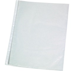 Q-CONNECT pochette perforée A4 perforation 11 trous lisse 50 microns paquet de 25 pièces