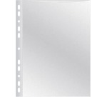 Q-CONNECT pochette perforée A4 perforation 8 trous grainé 50 microns paquet de 10 pièces