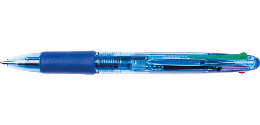 Q-CONNECT pen 4 colors, 0.7 mm, medium point