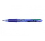 Q-CONNECT 4 kleuren balpen, 0,7 mm, medium punt