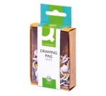 Q-CONNECT push pins, white, box of 120 pieces