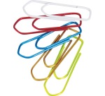 Q-CONNECT all-purpose clips, 32 mm, box of 75 pieces, hangable, assorted colors