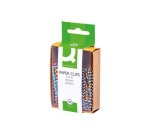 Q-CONNECT all-purpose clips, 50 mm, box of 30 pieces, assorted striped colors