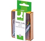 Q-CONNECT attache-tout, 50 mm, couleurs assorties, boîte de 30 pièces, accrochable