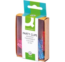 En_pinza fantasia q-connect 32 mm caja de 10 unidades colores surtidos